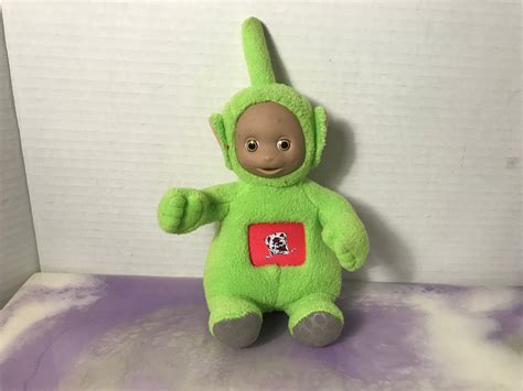 Vintage Teletubbies Plush Talking DIPSY Green Teletubbies Plush Stuffed Animal WORKS Figure Rare ...