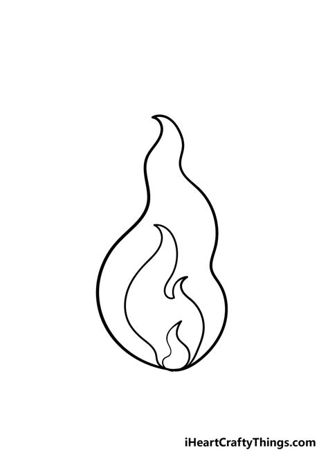 Fire Drawing - How To Draw Fire Step By Step!