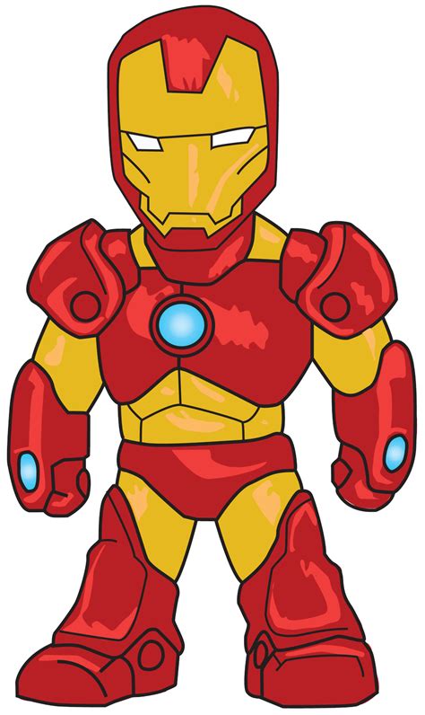 Cartoon Iron Man Clip Art Png