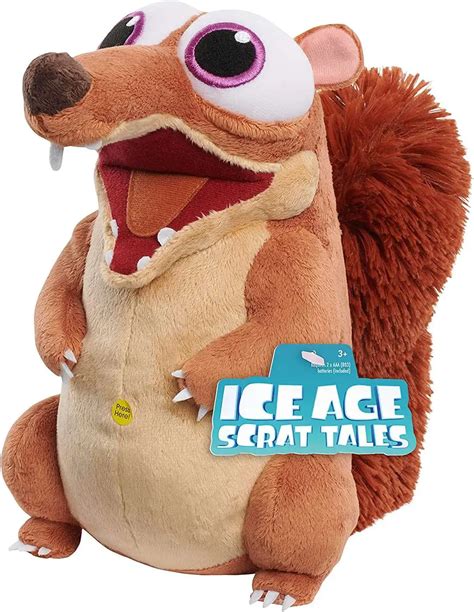 Ice Age Scrat Tales Baby Scrat Exclusive 10.5 Plush with Sound Just Play - ToyWiz