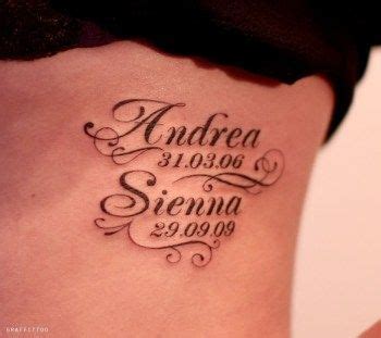 35 Baby Name Tattoo Ideas for New Mom and Dad - Annie Baby Monitor