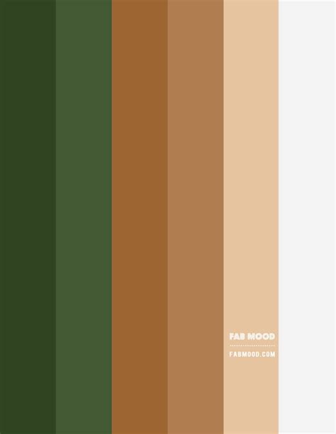 Brown and Green Colour Scheme For Bobo Look | Earth Tone Bedroom | Green color schemes, Green ...