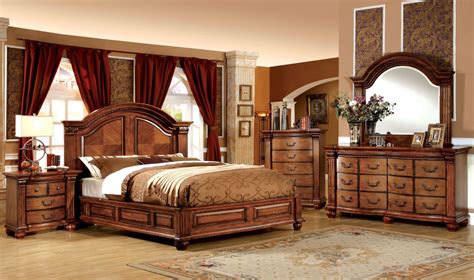 Antique Bedroom Sets / Bellagrand English Style Antique Tobacco Oak 6-Piece ... / Victorian ...