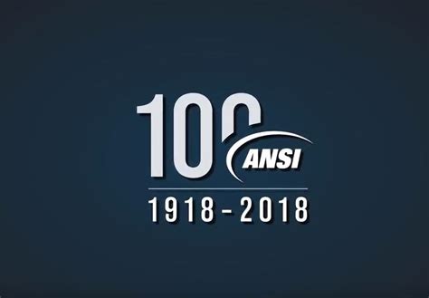 ANSI Celebrates 100 Years | RVIA