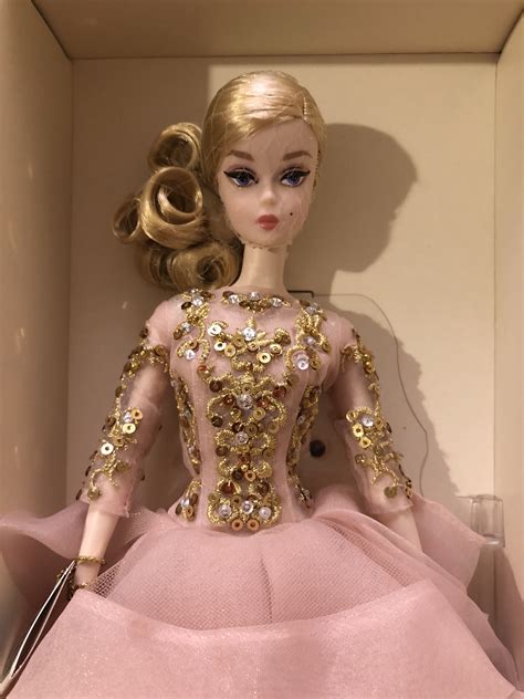 Barbie Fashion Model Collection Silkstone BLUSH & GOLD COCKTAIL DRESS, Hobbies & Toys, Toys ...