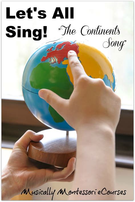 Musically Montessori: Let's All Sing: "The Continents Song" with Ten ...