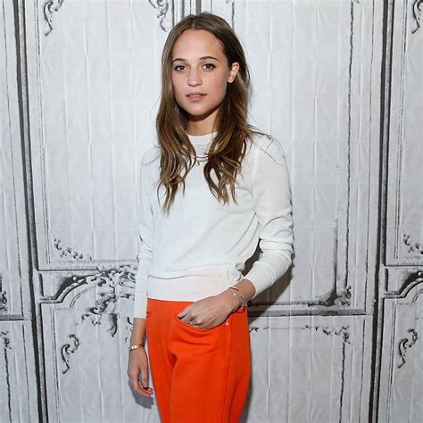 Ex Machina Actress Alicia Vikander Interview | POPSUGAR Celebrity