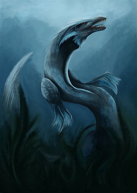 ArtStation - Underwater Sea Serpent