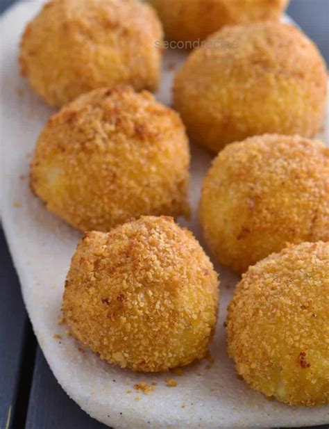 Air fryer mashed potato balls | air fryer potato cheese balls - SecondRecipe