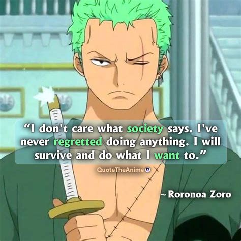 Zoro Quotes. One Piece Quotes. - | One piece quotes, Anime quotes inspirational, Inspirational ...