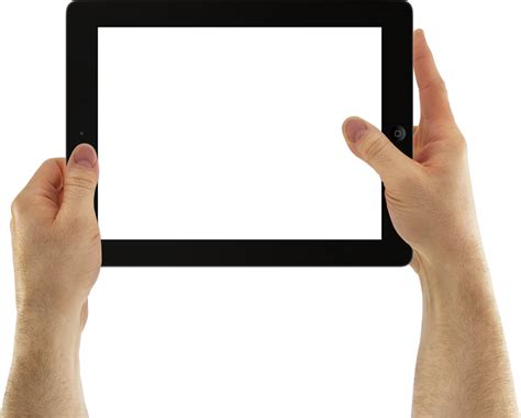 Download Ipad Clipart Ipad Air - Ipad In Hands Png Transparent Png (#1010088) - PinClipart