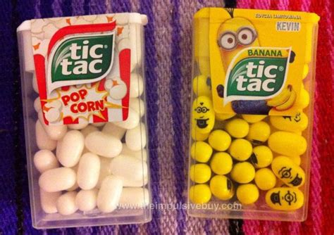 SPOTTED ON SHELVES IN POLAND: Popcorn Tic Tac and Banana Minions Tic Tac - The Impulsive Buy