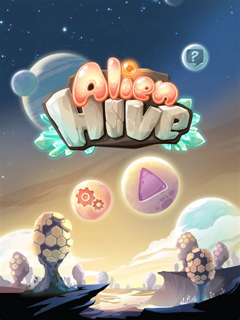 Alien Hive | Game logo design, Game ui design, Game logo