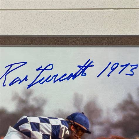 Ron Turcotte Signed "Secretariat" Photo // Framed - Triple Crown ...