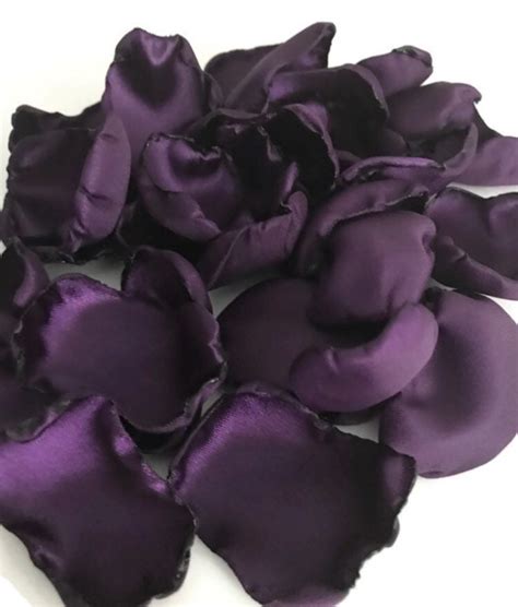 Purple rose petals purple flower petals table decoration | Etsy