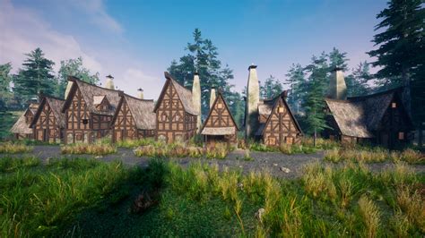 ArtStation - «Medieval Town Game Environment Kit» by mkaplunow | Game ...