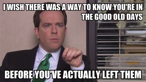 Andy Bernard quote from The Office series finale. So true...I miss the good old days! | Office ...