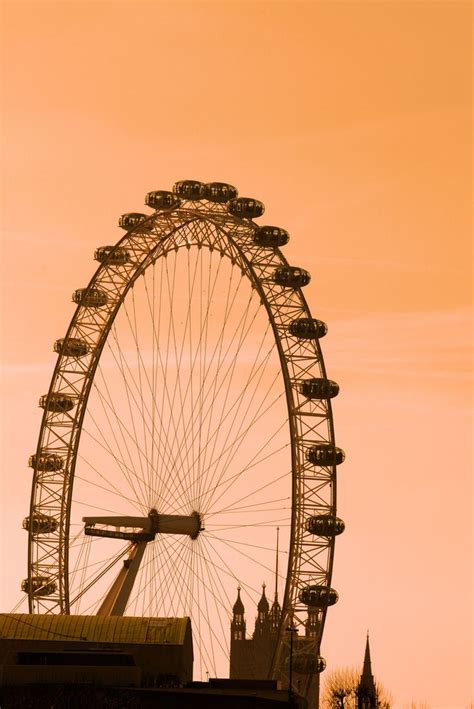 London Eye sunset 2 | London eye, Water tower, Sunset