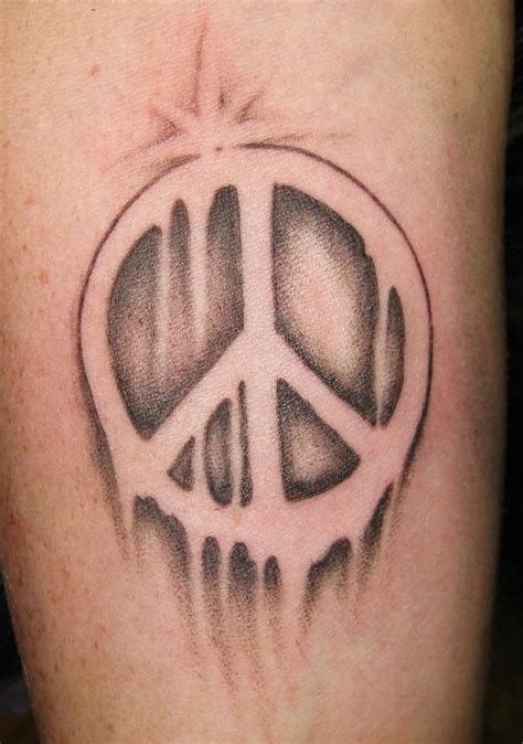 Best Tattoos For Men: Peace Sign Tattoos