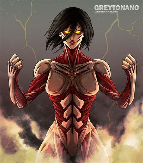 Mikasa Female Titan Form by Greytonano.deviantart.com on @DeviantArt ...