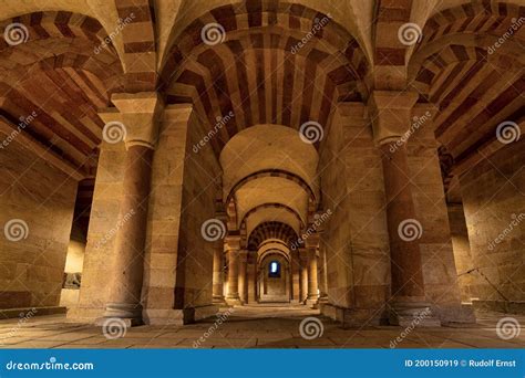 Interior of Cathedral in Speyer, Germany. the Imperial Cathedral ...