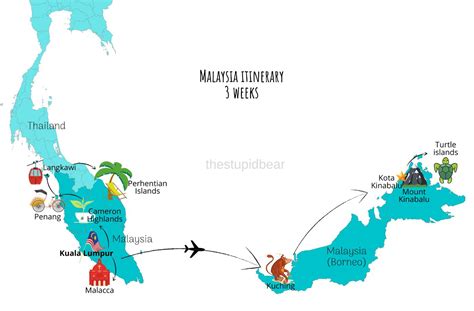 Malaysia Travel Itinerary for up to 3 weeks - The Stupid Bear