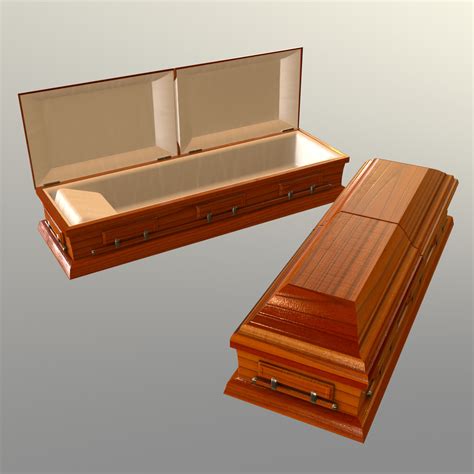 ArtStation - Wooden Casket Cherry | Game Assets