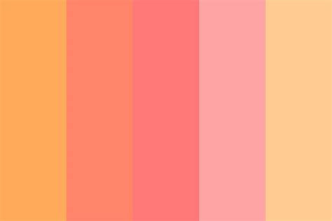 Peachy Palette Color Palette | Peach color palettes, Color palette, Color