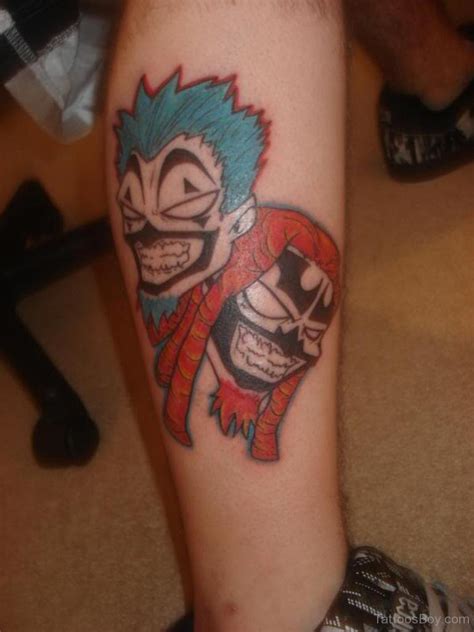 ICP Tattoo Design On Leg - Tattoos Designs