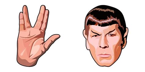 Star Trek Spock & Vulcan Salute Hand | Star trek spock, Star trek, Star ...