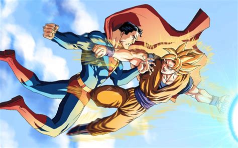 Goku Vs Superman Wallpapers - Wallpaper Cave