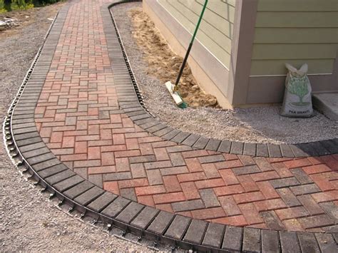 Outdoor Walkway 35 - Decoratoo | Backyard landscaping, Brick paver patio, Brick patios