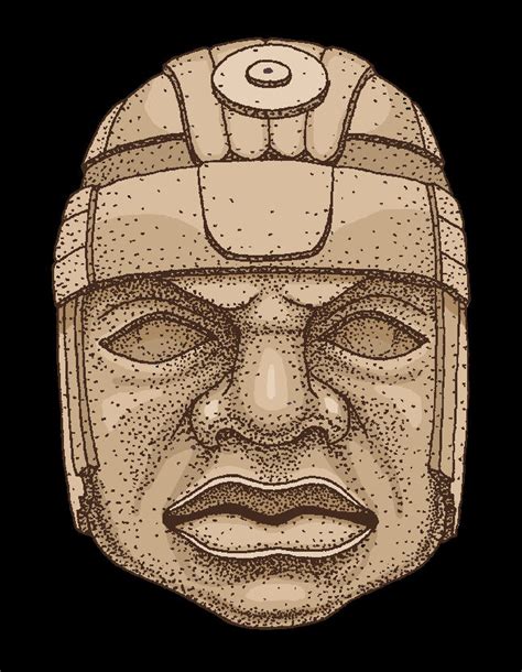 Olmec Head by Ninjangulo on DeviantArt