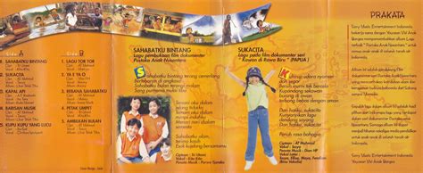 Sampul Kaset Album Lagu Anak Indonesia Jaman Dulu: Pustaka Anak Nusantara