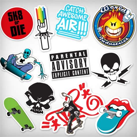 Custom Skateboard Stickers | 100% Satisfaction Guaranteed