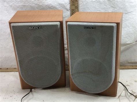 Two Sony Speakers - Sherwood Auctions