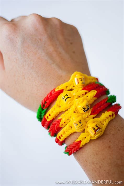 DIY Lego Minifigure Bracelet :: Tutorial | Lego gifts, Lego diy crafts, Lego craft