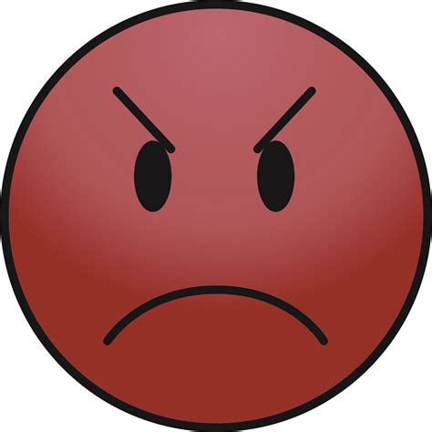 Red Angry Emoticon Clipart Best | Images and Photos finder