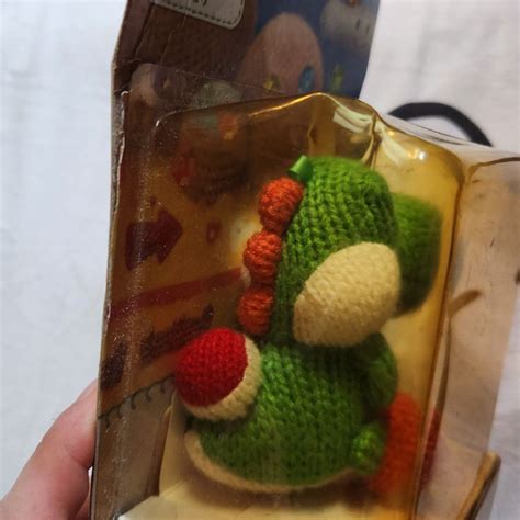 AMIIBO Green Yarn Yoshi (Jap Import) Yoshi's Woolly World, Video Gaming ...