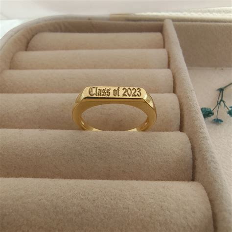 Class Ring, Class of 2023, Class of 2024, Personalized Gifts, Graduation Ring, High School Ring ...