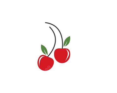 Cherry Logo Vector Vitamin Color Nature Vector, Vitamin, Color, Nature PNG and Vector with ...