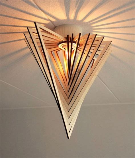 Stylish Pendant Light Shade with Triangle Design