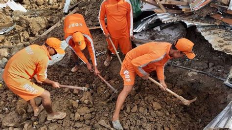 At least 10 dead, more than 100 feared trapped, in landslide in India