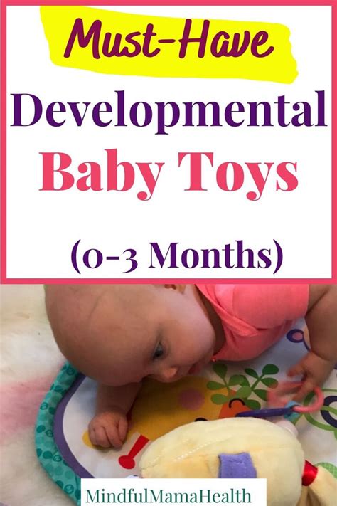 Best Sensory Toys for Babies 3 Months Old - Mindful Mama Health | 3 months baby activities, Baby ...