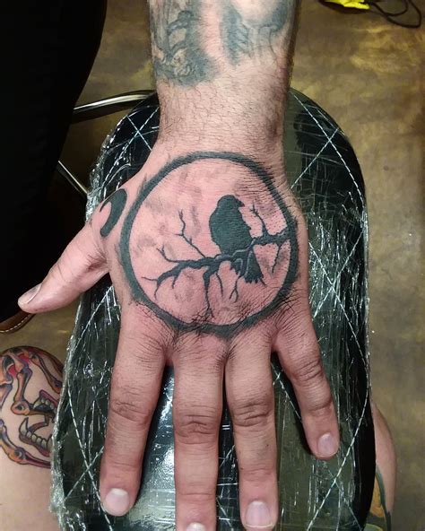 Raven & Moon by Jenna Bartello @ Pure Ink in Ledgewood, NJ : r/tattoos