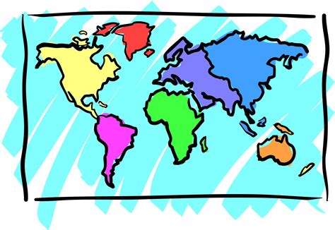 Explore the World with World Map Clipart