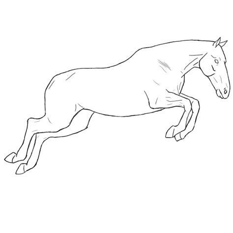 Jumping Horse Drawing at GetDrawings | Free download