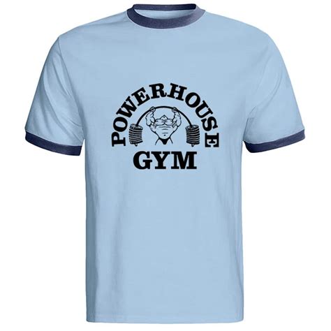 Men's Gym Shirts Golds NPC POWERHOUSE GYM Fitness Bodybuilding Workout Clothes Gold Gym T Shirt ...