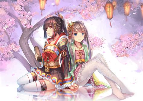 original Characters, Anime, Japanese Clothes, Cherry Blossom, Anime ...