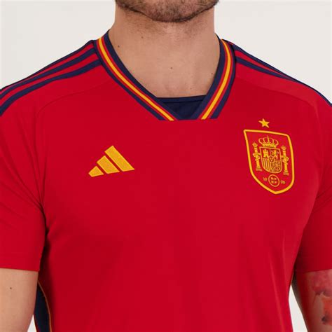 Adidas Spain 2022 Home Soccer Jersey - FutFanatics